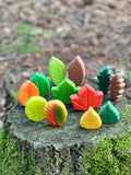 Leaves - sensory play stones
