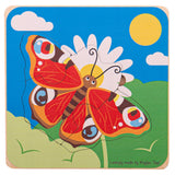 Lifecycle wooden puzzle - butterfly