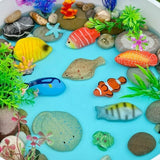 Fish sensory play stones