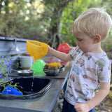 Translucent colour funnels - set of 6