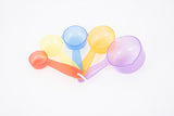Translucent measuring cups - pack 5