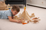 Wooden dinosaur blocks - pack 10