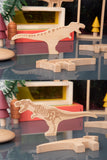 Wooden dinosaur blocks - pack 10