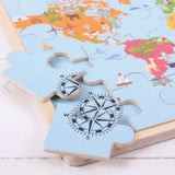 World map puzzle