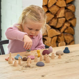 SiliSoft® woodland mushroom set earth colours