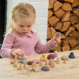 SiliSoft® woodland mushroom set earth colours