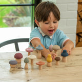 SiliSoft® woodland mushroom set earth colours