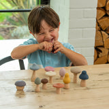 SiliSoft® woodland mushroom set earth colours