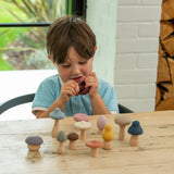 SiliSoft® woodland mushroom set earth colours