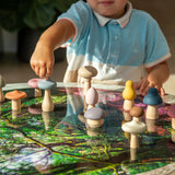 SiliSoft® woodland mushroom set earth colours