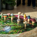 SiliSoft® woodland mushroom set earth colours