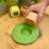 Lowercase alphabet stamping stones