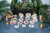 Wooden minibeast blocks - pack of 15