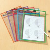 Write and wipe pocket - one pocket and one pen supplied