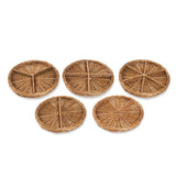 Set of 5 sorting & fraction baskets