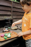 Vegetables - sensory play stones