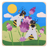 Lifecycle layer puzzle - honeybee