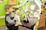 Giant single dome acrylic mirror panel - 780mm