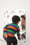 Giant 9-domed acrylic mirror panel - 780mm