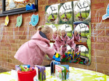Giant 9-domed acrylic mirror panel - 780mm