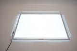 A2 light panel with light panel cover