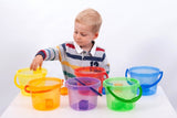 Translucent colour bucket set