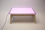 A2 colour changing light panel and table set