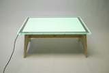 A2 colour changing light panel and table set