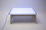 A2 colour changing light panel and table set