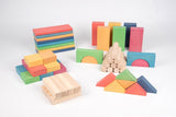 Rainbow wooden jumbo block set