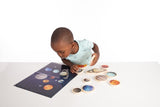 Wooden solar system discs - pack 11