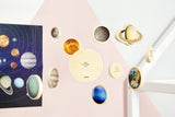 Wooden solar system discs - pack 11