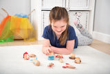 Wooden sea creatures - pk 10