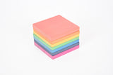 Rainbow wooden shape stacker