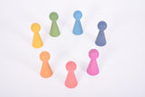 Rainbow wooden figures (set 7)