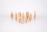 Woodland trees set (set 10)