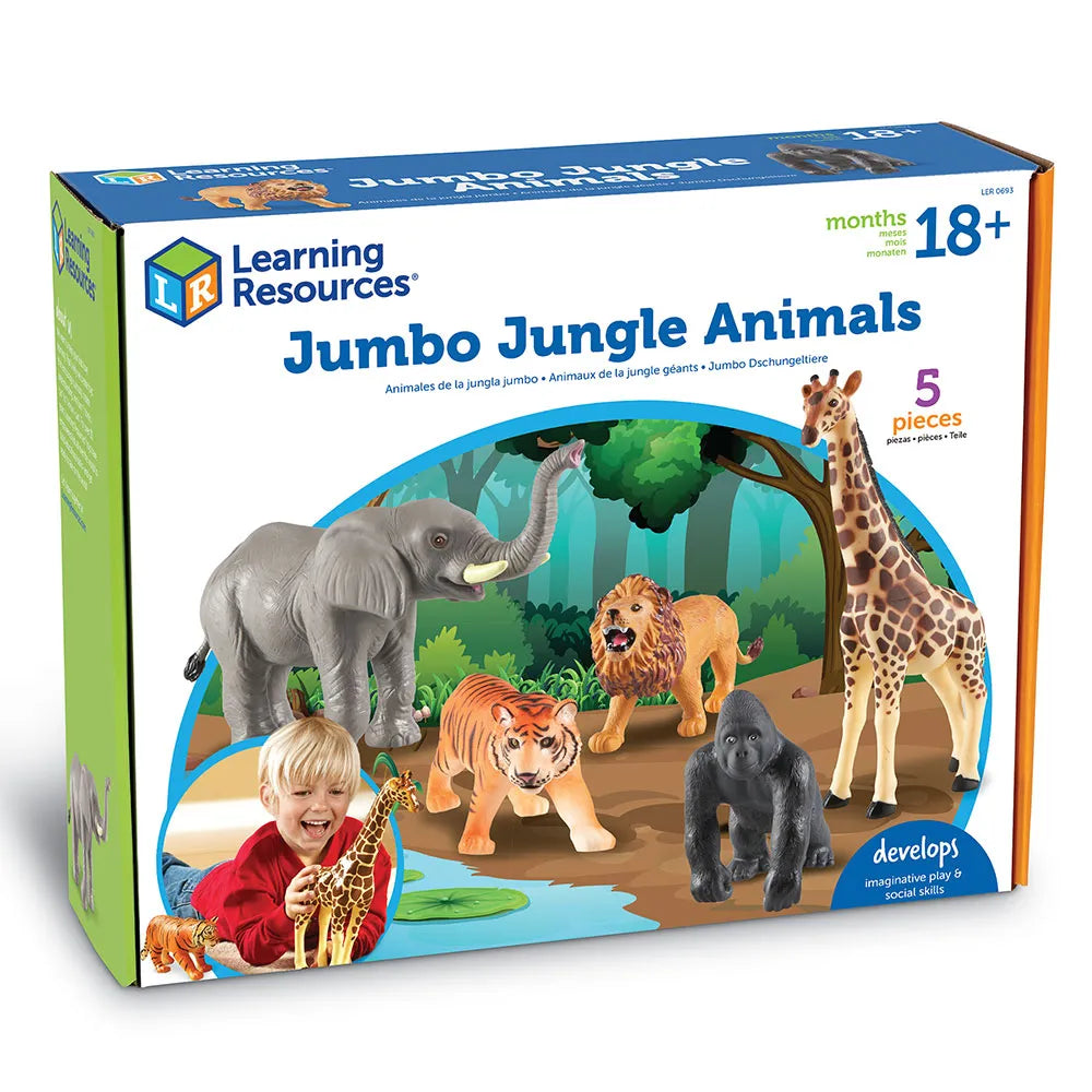 Jumbo jungle animals 5 to choose from. From 5.99 Little Acorns