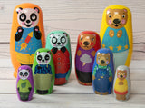 Nesting bears - two to choose from (brown bears or panda bears)