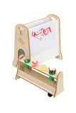 Mini easel with storage trolley (maple)