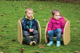 Outdoor toddler chair - set of 2