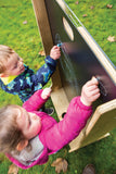 Outdoor easel blackboard/perspex