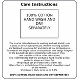 Small cotton drawstring bag - various colours available