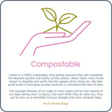 Large cotton drawstring bag - various colours available