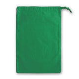 Large cotton drawstring bag - various colours available