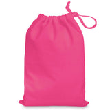 Large cotton drawstring bag - various colours available