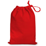 Large cotton drawstring bag - various colours available