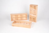 Wooden discovery boxes - pack of 3