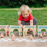 Happy architect raceway with cars