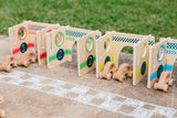 Happy architect raceway with cars