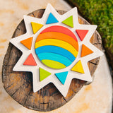 Rainbow in the sun